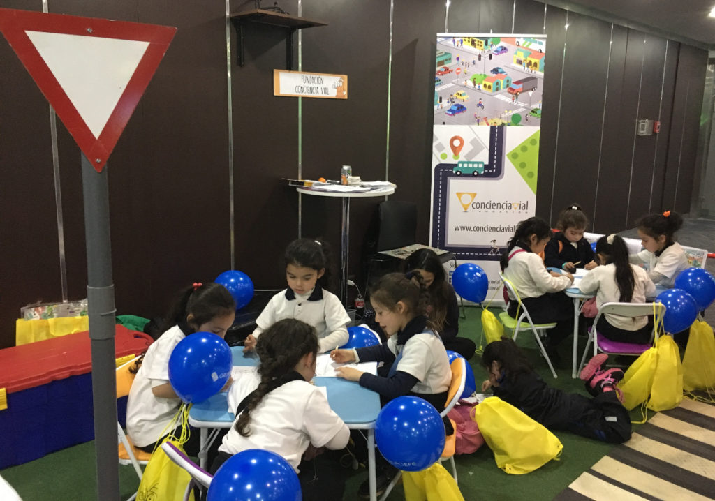 Un millar de niños participó en Feria Educativa de Seguridad Vial y Movilidad