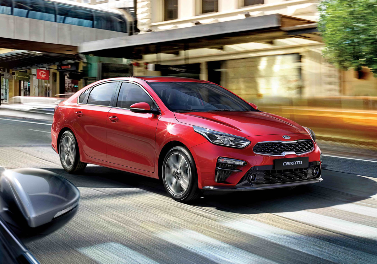 El totalmente nuevo Kia Cerato parte en $ 11.790.000