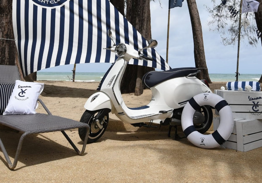 Así es la nueva serie especial de Vespa inspirada en el yachting