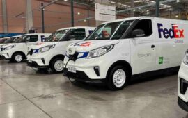 FedEx ya opera en Chile con furgones eléctricos Maxus