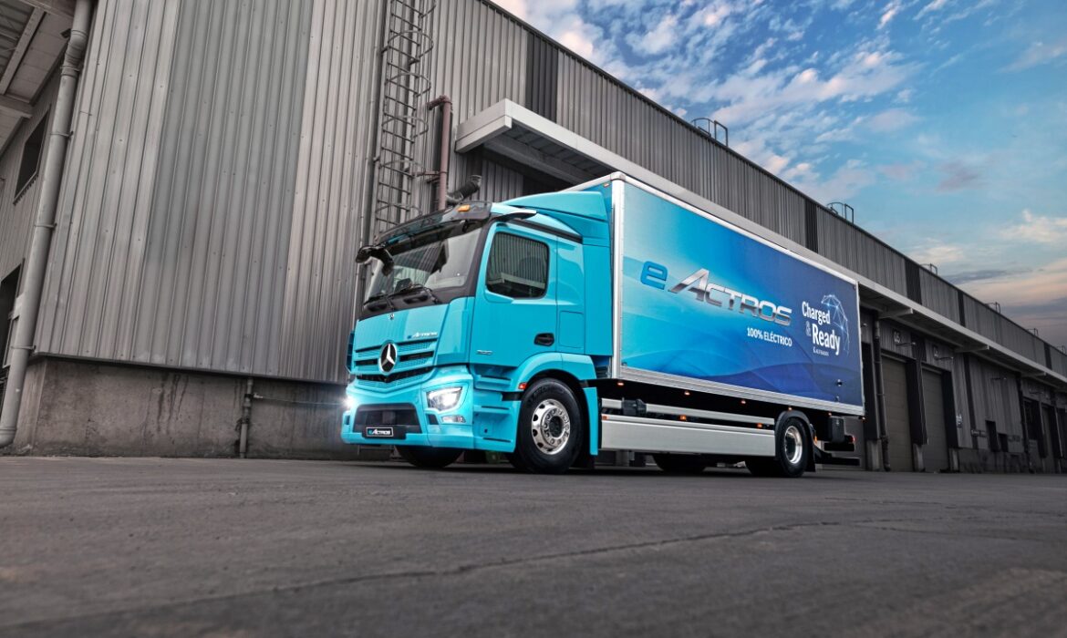 Camión eléctrico: Kaufmann lanza en Chile el Mercedes eActros