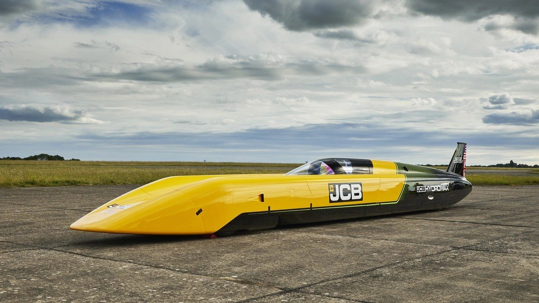 JCB Hydromax quiebra récord mundial de velocidad con hidrógeno